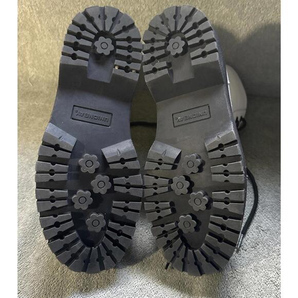 UNIONBAY Womens White Hayden motorcycle boots: size 6.5 medium width - Picture 5 of 7